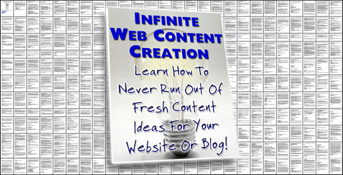 Infinite Web Content Creation Email Training Series